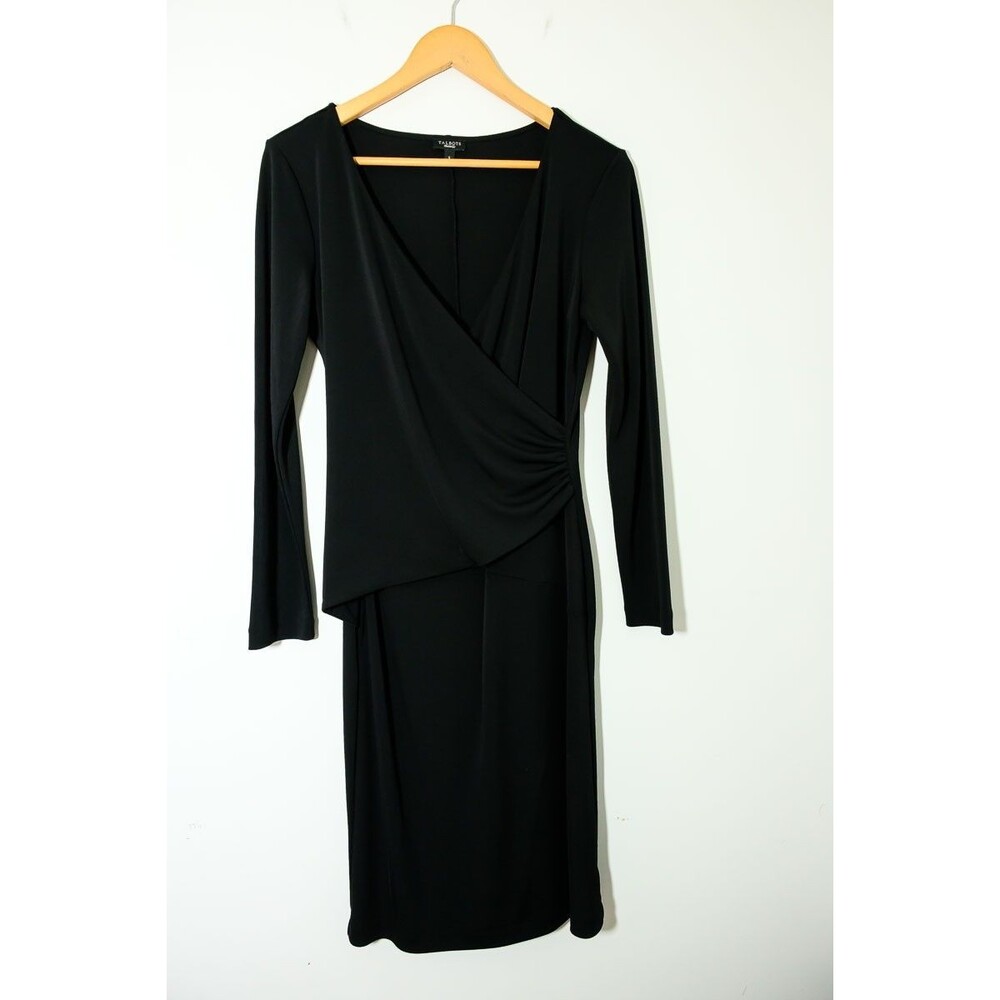 Talbots Black Dress S Midi cocktail Event